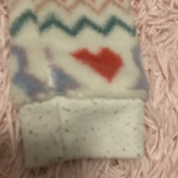 Girls 4T fleece printed sweater - Picture 2 of 4